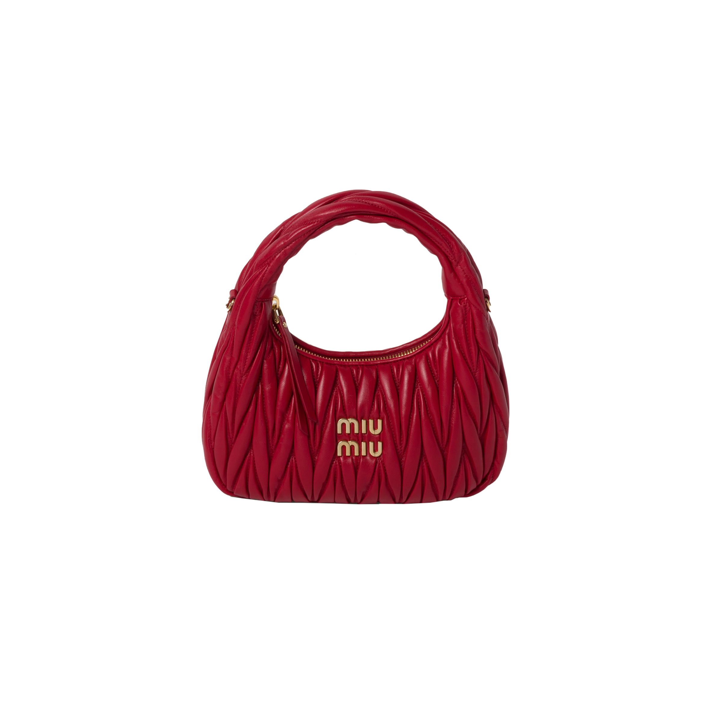 M1v M1v wander matelassÉ nappa leather hobo bag 5bc125 (20*17*6cm)